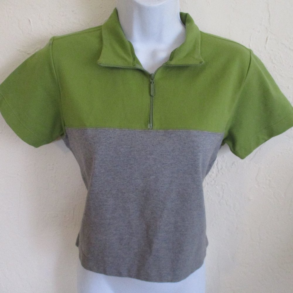 Banana Republic Athlete 2 Tone Collared Henley Top Size Small NWT